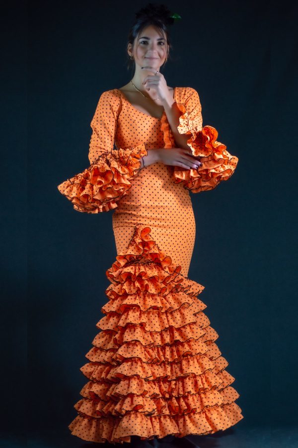 Vestido de flamenca modelo Clavellina